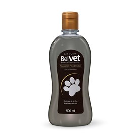 Shampoo Belvet Para Cães e Gatos Pelos Escuros 500ml