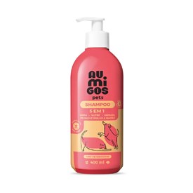 Shampoo Boticário 5 em 1 Au.migos para Cães e Gatos Adultos 400ml