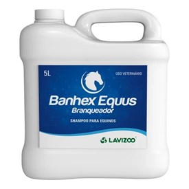 Shampoo Branqueador Lavizoo Banhex Equus para Cavalos 