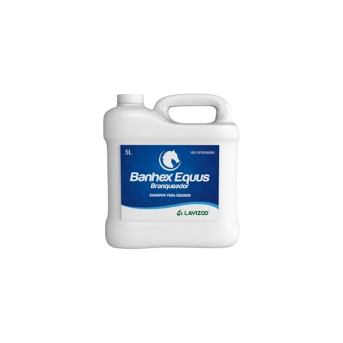 Shampoo Branqueador Lavizoo Banhex Equus para Cavalos 