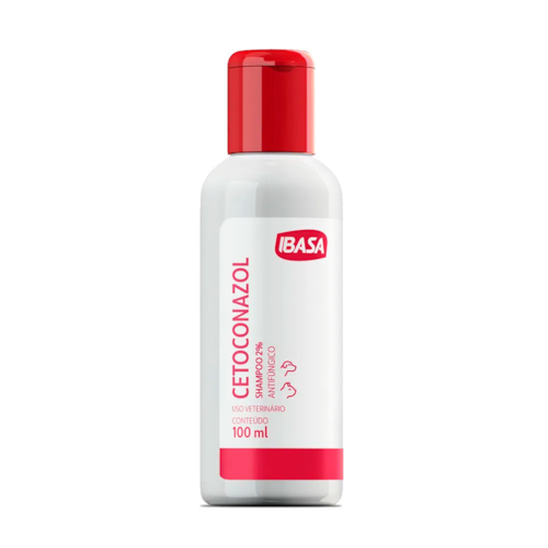 Shampoo Cetoconazol 2% Ibasa para Cães e Gatos 100ml