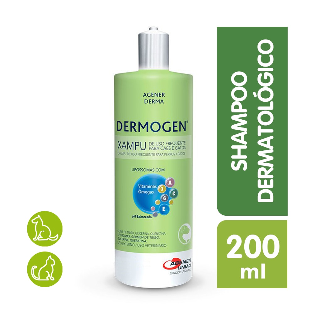 Shampoo Dermogen para Cães e Gatos