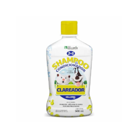 Shampoo e Condicionador Clareador para Cães e Gatos 500ml - Kelldrin