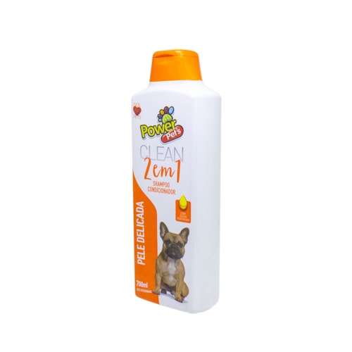 Shampoo e Condicionador Power Pets 2 em 1 Pele Delicada 700ml