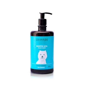 Shampoo Granado Azul para Cães e Gatos Pelos Claros 500 ml