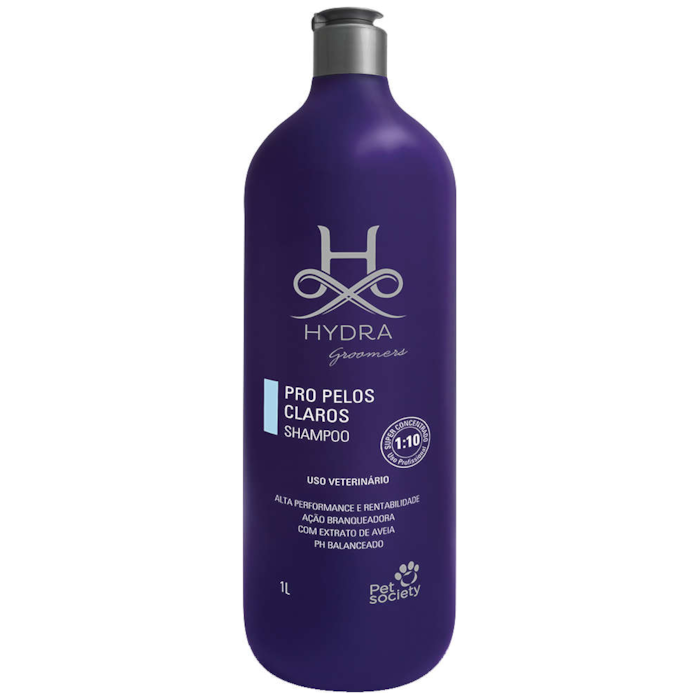 Shampoo Hydra Groomes Pró-Pelos Claros 1L - Pet Society