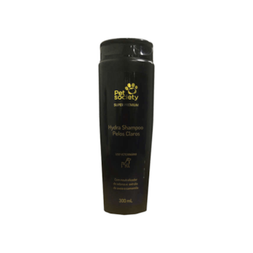 Shampoo Hydra Pelos Claros Super Premium para Cães e Gatos 300ml - Pet Society