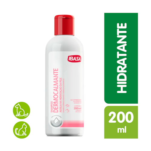 Shampoo Ibasa Dermocalmante para Cães e Gatos 200ml