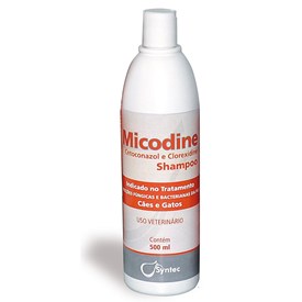 Shampoo Micodine Syntec para Cães e Gatos 500 ml