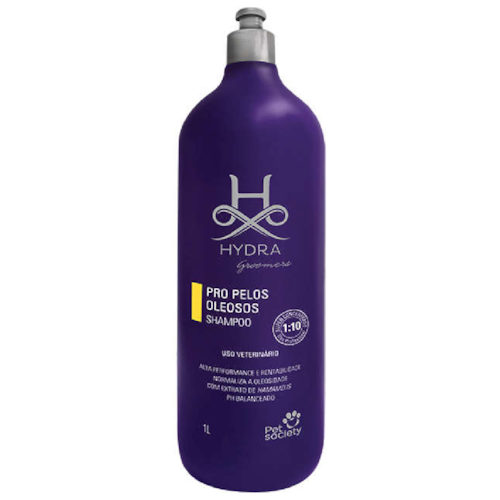 Shampoo para Cães e Gatos Hidra Pelos Oleosos 1L Pet Society