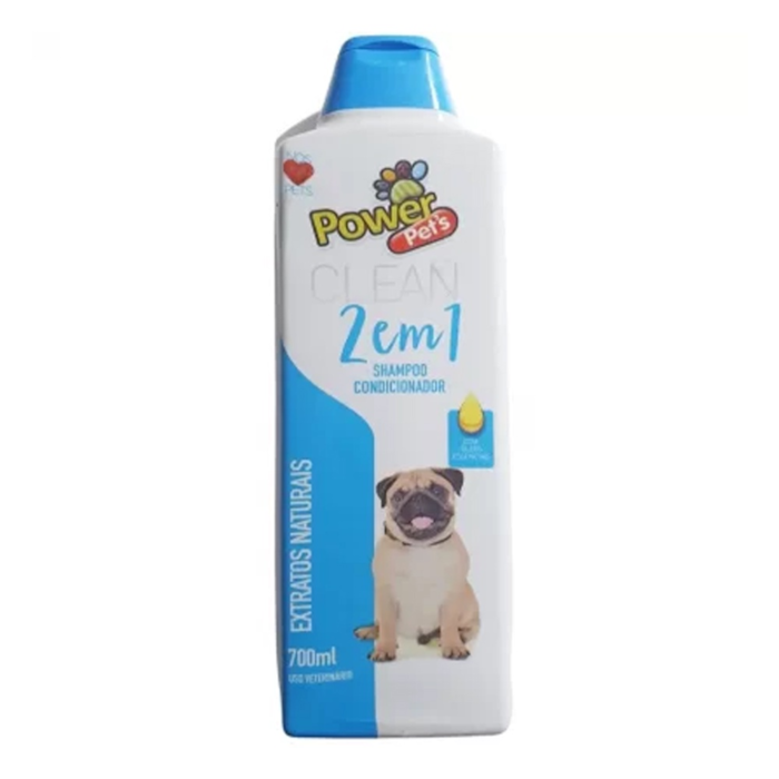 Shampoo para Cães Extratos Naturais 700ml Powerpets