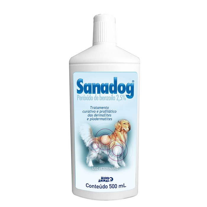 Shampoo para Cães Sanadog 500ml Mundo Animal