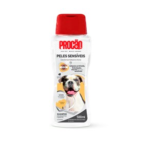 Shampoo Peles Sensíveis para Cães e Gatos 500 ml PROCÃO