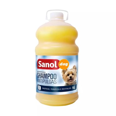 Shampoo Sanol Antipulgas Para Cães 5L