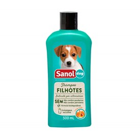 Shampoo Sanol Cães Filhotes 500ml