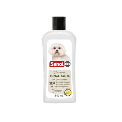 Shampoo Sanol Tonalizante para Pelos Claros 500ml