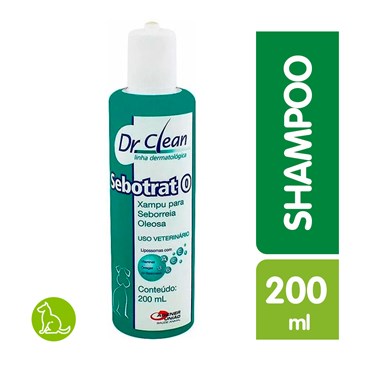 Shampoo Sebotrat O para Controle e Tratamento da Seborreia Oleosa para Cães 200 ml