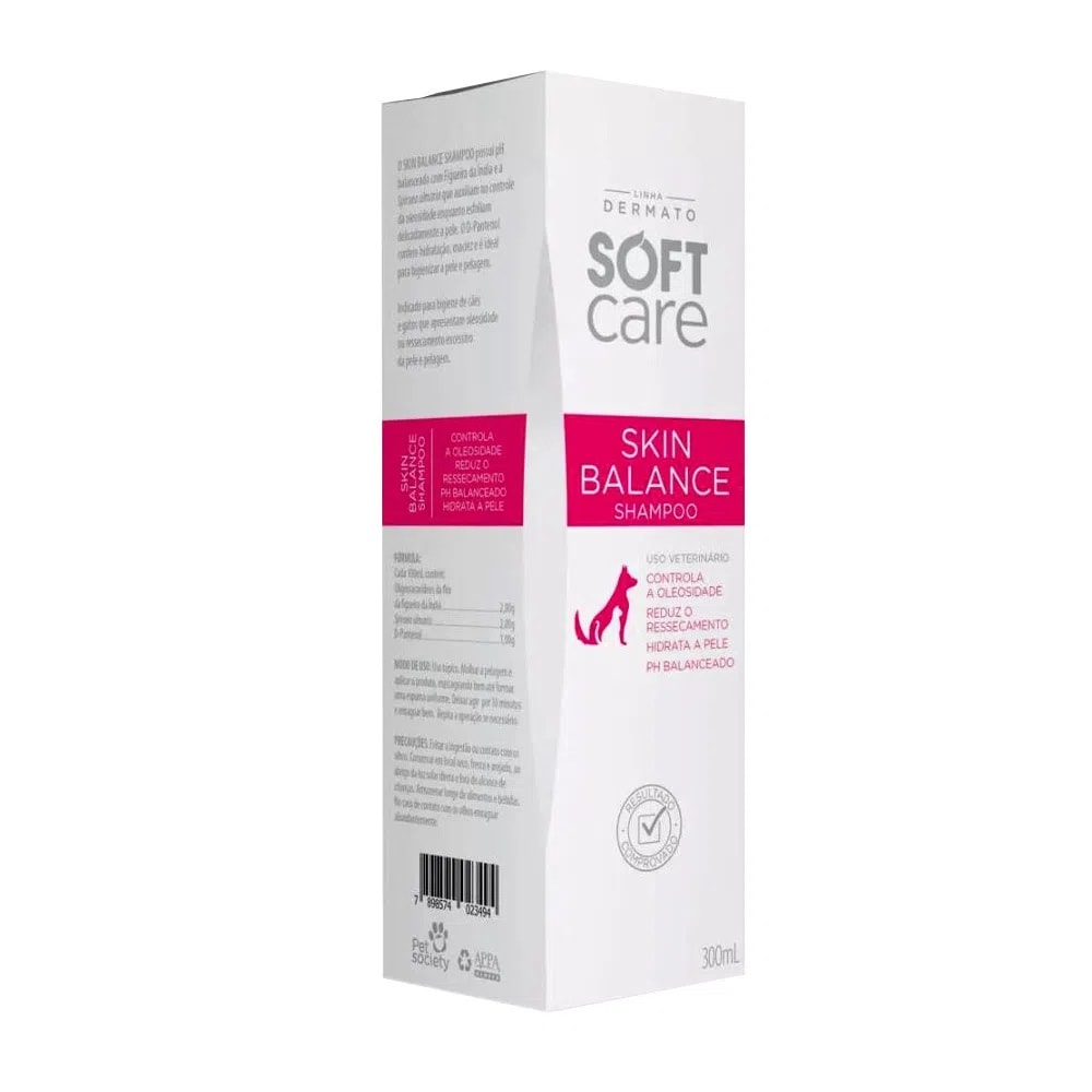 Shampoo Skin Balance Soft Care para Cães e Gatos 300ml
