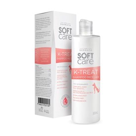 Shampoo Soft Care K-Treat Micelar para Cães e Gatos 300 ml 