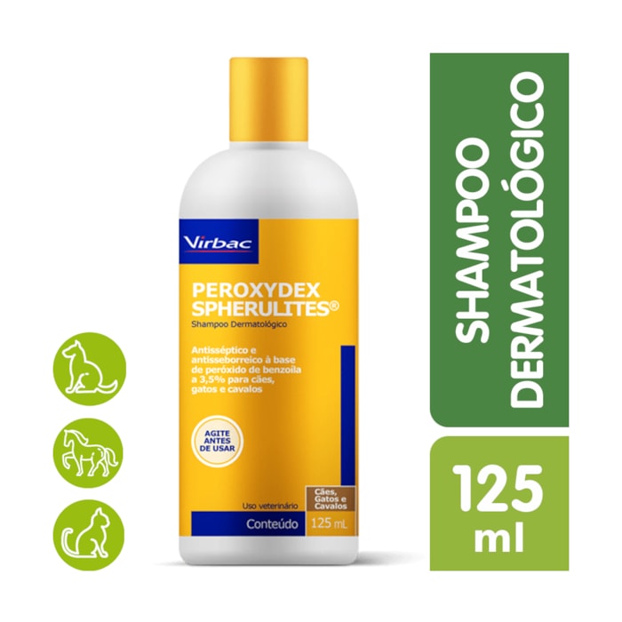 Shampoo Dermatológico Virbac Peroxydex Spherulites