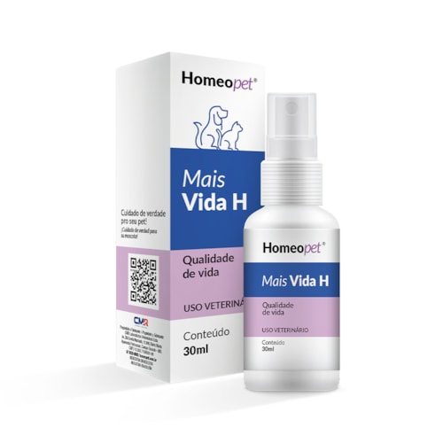 Sistema de Terapia Homeopático Homeopet Mais Vida H 30ML