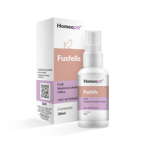  Sistema de Terapia Homeopet Gatos Cálculo Renal Homeopet Fusfelis 30ML