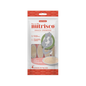 Snack Cremoso Nutrisco para Gatos Sabor Atum e Caranguejo 56g