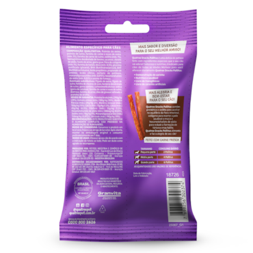 Snack Quatree Pallitus Sabor Cordeiro e Batata Doce 60g - imagem adicional