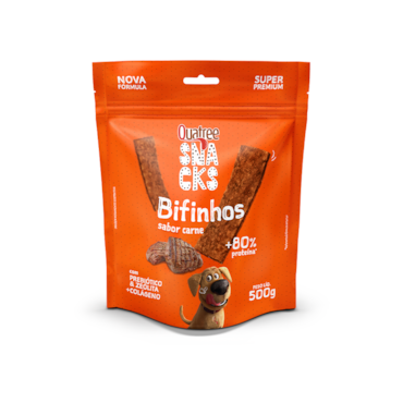 Snacks Bifinho Quatree Sabor Carne 500g
