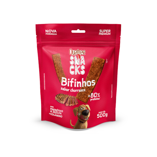 Snacks Bifinho Quatree Sabor Churrasco 500g