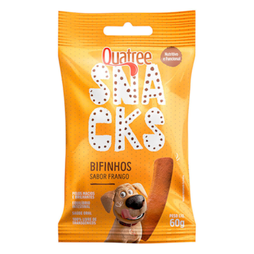 Snacks Bifinho Quatree Sabor Frango 60g