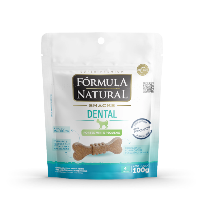 Snacks Fórmula Natural Dental para Cães de Porte Mini e Pequeno 100g