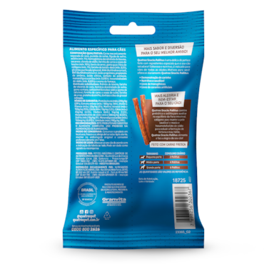 Snacks Quatree Pallitus Sabor Carne e Batata Doce 60g - imagem adicional