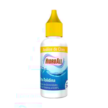 Solução Orto Tolidina HidroAll Análise de Cloro 23ml