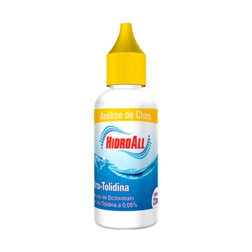 Solução Orto Tolidina HidroAll Análise de Cloro 23ml