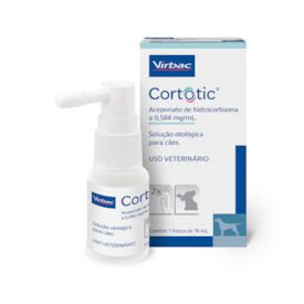 Solução Otológica Cortotic 16ml para Cães - Virbac