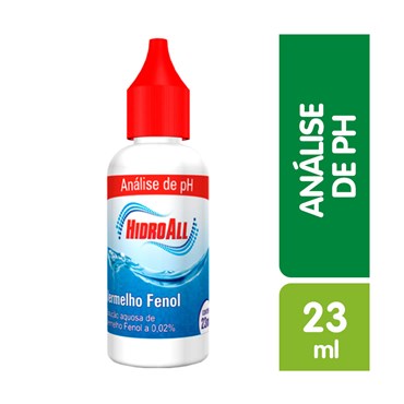 Solução Vermelho de Fenol HidroAll Análise de pH 23ml