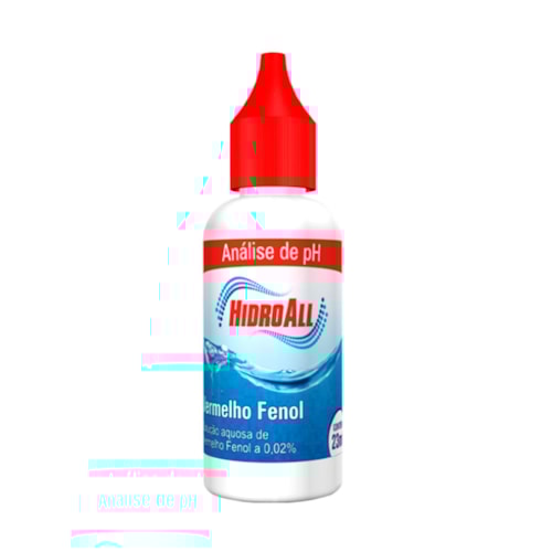 Solução Vermelho de Fenol HidroAll Análise de pH 23ml