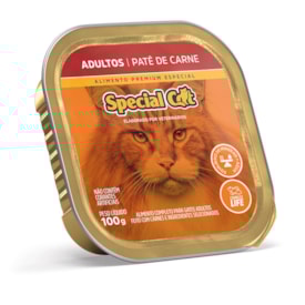 Special Cat Patê Gatos Adultos Sabor Carne 100 g