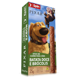 Sticks Spin Disney Up para Cães Sabor Batatadoce e Brócolis 25g