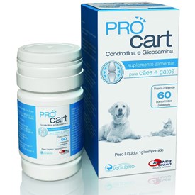 Suplemento Alimentar Pro-Cart para Cães e Gatos 10kg 