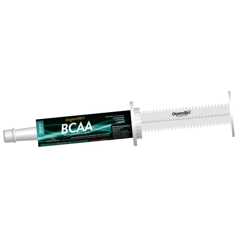 Suplemento Aminoácido BCAA Organnact para Equinos 60 Gr 