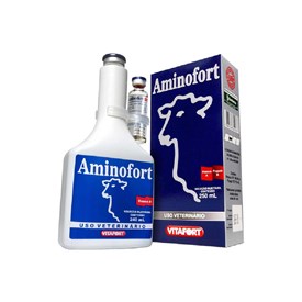 Suplemento Aminofort Vitafort para Bovinos Injetável 240 ml