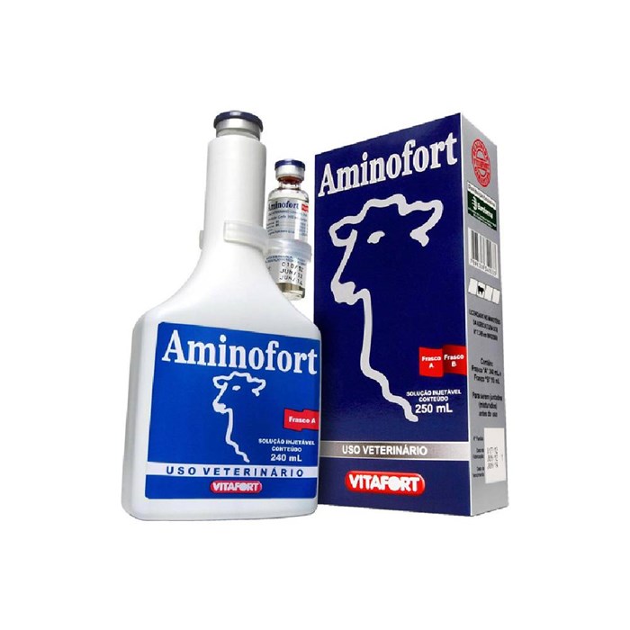 Suplemento Aminofort Vitafort para Bovinos Injetável 240 ml