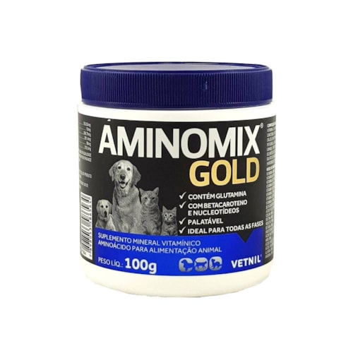 Suplemento Aminomix Gold Vetnil 100g
