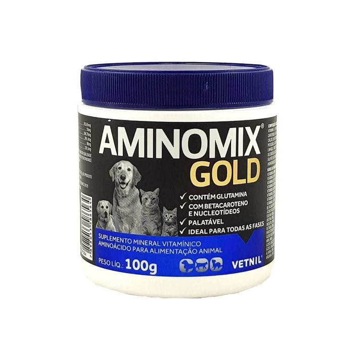 Suplemento Aminomix Gold Vetnil 100g