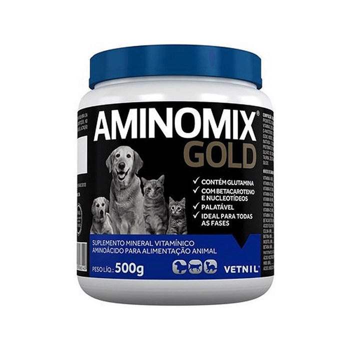 Suplemento Aminomix Gold Vetnil 500g