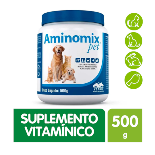 Suplemento Aminomix Pet Vetnil 500g