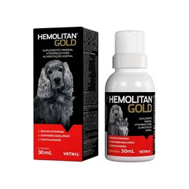 Suplemento Animal Hemolitan Gold Vetnil
