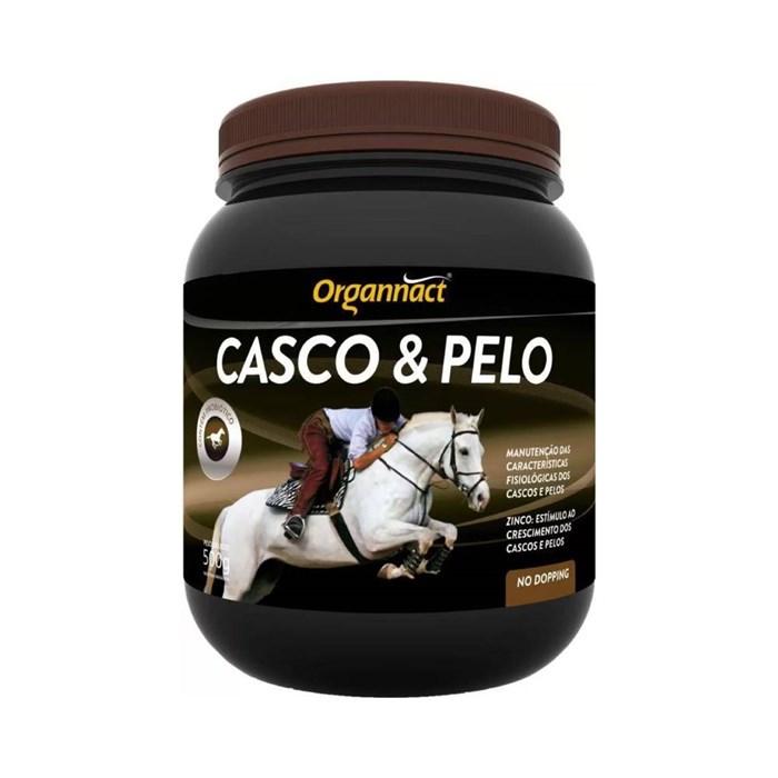 Suplemento Casco e Pelo Organnact para Cavalos 500g